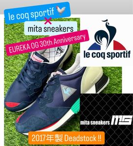 新品 2017年製【le coq sportif x mita sneakers 別注 EUREKA OG 30周年記念 US10 28cm】