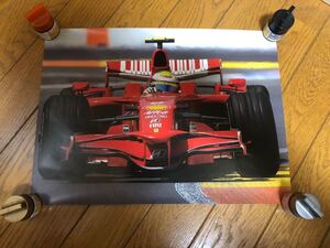 新品ポスター●フェラーリF2008 フェリペ・マッサ　　●2008年F1GP●