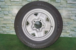 未使用品★ スズキ 純正 ジムニー ハブ径108mm★100%山残り★BRIDGESTONE DUELER H/T 175/80R16 スペア 1本のみ