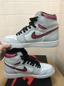 NIKE SB × AIR JORDAN 1 HI OG DEFIANT ナイキ スケートボーディング エアジョーダン1 CD6578-006 サイズUS8.5 26.5cm ホワイト　FK