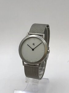 Calvin Klein/カルバンクライン/CK/K3111 K3112/2針/シルバーカラー/クォーツ/ラウンド/メンズ腕時計/ジャンク/H018