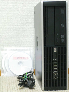 HP 8000 Elite SFF Core2Duo E8400 3GHz/4GB/250GB/DVD-RW Windows XP/7/10 リカバリ付