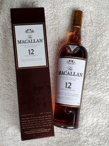 The Macallan マッカラン 12年 シェリーオークカスク 700ml 旧ボトル 箱付き 新品未開封 MACALLANThe Macallan マッカラン 12年シェリー