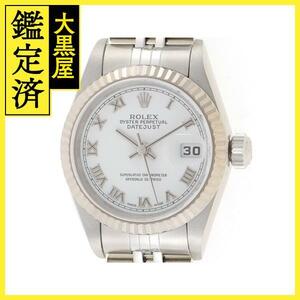 Y番　ROLEX　 ロレックス　 腕時計　デイトジャスト　自動巻き　79174　WG/SS 　ホワイトローマン文字盤　レディース　【431】