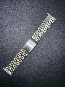 中古 ノーブランド 汎用 SEIKO CITIZEN CASIO シルバー系 ステンレスブレス SUS 幅: 19mm ブレス長: 155mm 管理No.14151