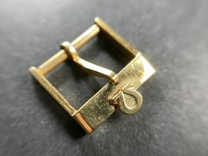 純正品 14mm OMEGA 尾錠 当時物 バックル buckle ベルト ブレス ゴールド gold ジュネーブ シーマスター Geneve SEAMASTER b