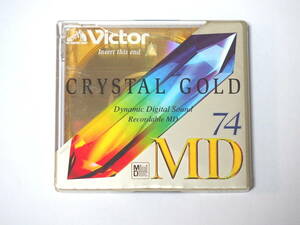 Victor ビクター　MD-74EG CRYSTAL GOLD 74 Mini Disc ミニディスク　MD