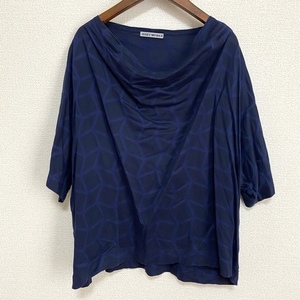 #spc イッセイミヤケ ISSEYMIYAKE カットソー Tシャツ 3 紺 変形 ドルマン レディース [740411]