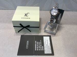 【新品】CITIZEN XC クロスシー レディース腕時計 ES9434-53W ピンク☆電波ソーラー