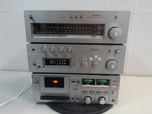 H2623　 Technics テクニクス 　ST-8044　SU-8044　TEAC　F200VA　通電のみ確認済み　3個セット　【ジャンク品】