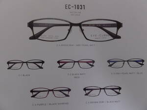 ★定価の６０％オフ★新作　アイクラウド　EYECLOUD　EC1031/54-15-140★質問欄へカラー在庫確認必要★