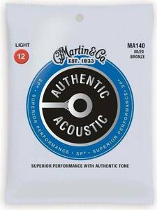 即決◆新品◆送料無料MARTIN MA140×1 [12-54] AUTHENTIC ACOUSTIC SP/Light アコギ弦/メール便