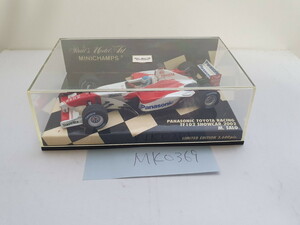 MINICHAMPS 1/43 PANASONIC TOYOTA RACING TF102 SHOWCAR 2002 M. SALO 未使用品