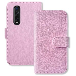 Find X2 Pro OPPO OPG01 スマホケース（バイオレット）カバー 手帳 カード収納 ニュアンスカラー くすみカラー