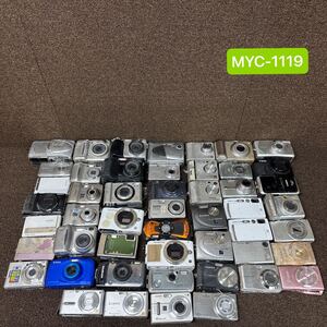 MYC-1119 激安 デジタルカメラ デジカメ 50個 まとめ売り Canon CASIO Panasonic Nikon SONY OLYMPUS etc. 動作未確認 現状品 同梱不可