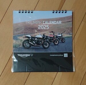 正規品 TRIUMPH トライアンフ 2025年卓上カレンダー 新品未開封