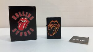 未使用品！ Zippo Rolling Stones ローリングストーンズ 21129 RS FLAMING TONGUE Made in USA ※保管品 (9)