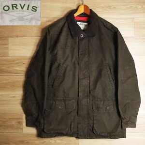 W2K/Y7.13-7　ORVIS　オービス　ハンティングジャケット　カバーオール　ワークジャケット　ブルゾン　アメリカ古着　メンズ　L