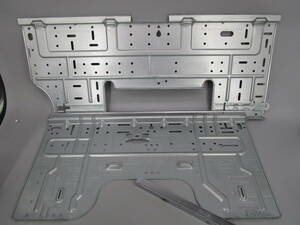 エアコン 取付業者様必見　ルームエアコン 据付板 据え付け板 背板のみ　幅58ｘ24.5cm　幅49.5X25.3cm 現状品　クラフトシート簡易梱包(MNH