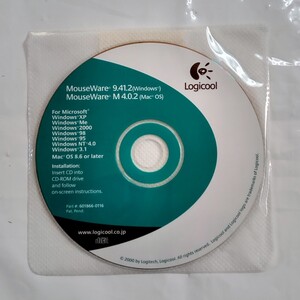 ★　即決　希少　ソフトウェア　未使用品　★　Logicool　MouseWare 9.41.2（Windows）M 4.0.2（Mac）