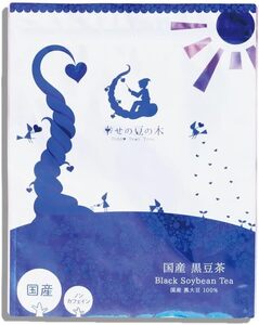 100個 (x 1) 黒豆茶 国産 ティーバッグ 3g×100包(300g) 北海道産黒豆100％ ノンカフェイン お徳用 くろま