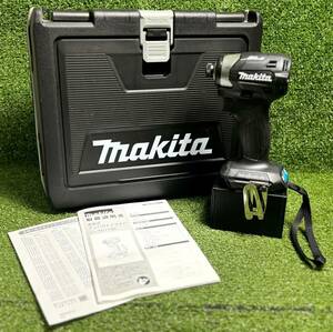 ★未使用品★makita マキタ 充電式インパクトドライバ TD173（本体＋ケース）黒 ブラック 領収OK/直引き可 h1118-2