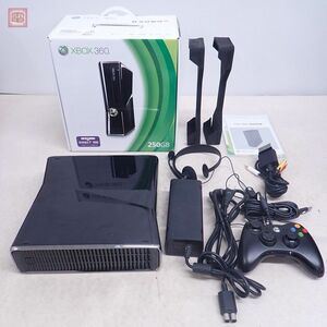 動作品 Xbox360 S 250GB Model 1439 マイクロソフト Microsoft 箱説付【20