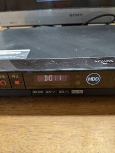 IY0612 SHARP BD-H51 Blu-ray DVD PLAYER DVDプレーヤー/シャープ/2012年製 本体のみ 通電のみ確認 現状品 JUNK