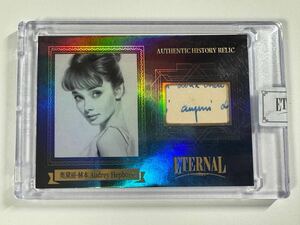 75枚限定 2024 Eternal Cuts Audrey Hepburn オードリーヘプバーン 手書部分 レリックカード Relic Card