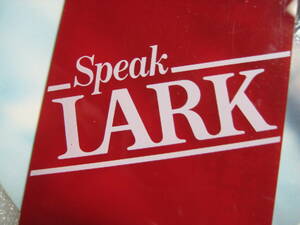 希少品非売品 Speak LARK 赤ラーク タバコ煙草◆ アクリルキーホルダー / 長方形 プレート
