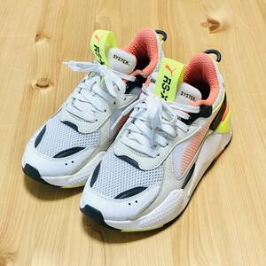 【中古】PUMA RS-X HD2 US6(24.0cm) 372076-01 プーマ スニーカー シューズ RSコレクション ネオン K-POP アイドル