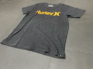 hurley☆ハーレー☆S☆半袖Tシャツ☆オレンジロゴ☆送料無料☆