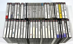 PS1用中古ゲームソフト54本(パラサイトイヴ・テイルズ・A列車・信長・刻命館・スナッチャー・サンソフト・ポリスノーツ他)、ジャンク扱い