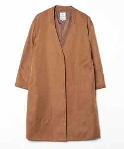 「B:MING by BEAMS」 ノーカラーコート S ブラウン レディース