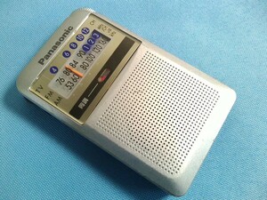 Panasonic FM/AM ポケットラジオ RF-NA20R　本体のみ★動作品！訳アリ