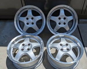 ロルベア　16×7J +32 PCD100 4H 旧車　ユーロ　当時　ロードスター　ニュルルック　シビック　アコード　JDM ラパン　アルト　エッセ　