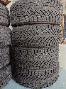 ノキアン スタッドレス R3 215/55R18 中古4本　手渡し可