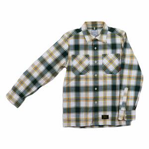 WTAPS ダブルタップス 長袖シャツ S コットン チェック柄 161GWDT-SHM04