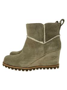 UGG australia◆ショートブーツ/24cm/カーキ/スウェード