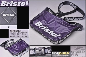 BRISTOL ★ ブリストル ★ サコッシュ ★ 2023年 ★ パープル ★ SOPH ★ ソフ ★ 2way small shoulder bag ★ CORDURA ★ 中古品 ★