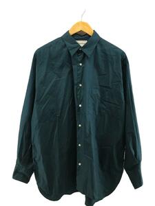 MARKAWARE◆COMFORT FIT SHIRT/長袖シャツ/3/コットン/GRN/A20C-09SH01C