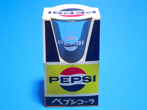 ■即決■ Vintage PEPSI ペプシ コーラ グラス コップ 未使用 レトロ ヴィンテージ