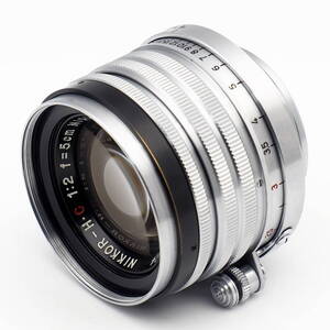 NIKKOR-H.C 5cm F2 for L39 Leica Screw Mount Black Band 後期 黒帯 Nicca に供給された ライカスクリューマウント 50mm ニコン神話が格安