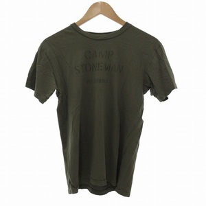 ミスターハリウッド N.HOOLYWOOD Tシャツ カットソー プリント 36 S カーキ 192-CS40 ■MA /JS 0813 レディース