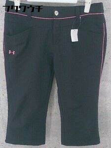 ◇ UNDER ARMOUR アンダーアーマー 七分丈 サブリナ パンツ M ブラック * 1002799139120