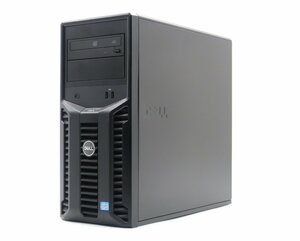 DELL PowerEdge T110 II Xeon E3-1220 v2 3.1GHz 8GB 500GBx2台(SATA3.5インチ/RAID1構成) DVD-ROM PERC H200A