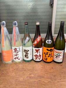  家飲み日本酒セット1800ml bセットtakachiyo /高千代/松の司/不動/鳳凰美田/山の井