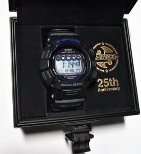 即決!超絶レア【25周年記念限定モデル】美品☆G-SHOCK【MUDMAN】マッドマン GW-9025C-1JF 国内モデル 3050☆二次電池交換済☆