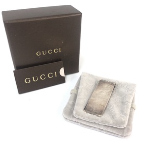 【IT5F6ATIFRTO】GUCCI グッチ マネークリップ 札ばさみ シルバー SV925