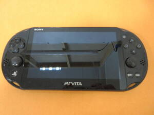 067) ジャンク PlayStation Vita PCH-2000 ブラック 本体のみ 現状品